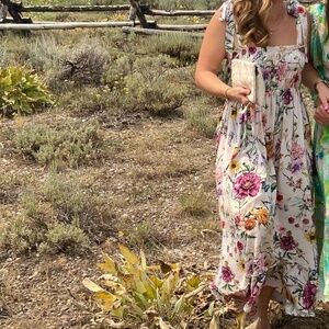 Especia Floral Maxi Dress - Size Small